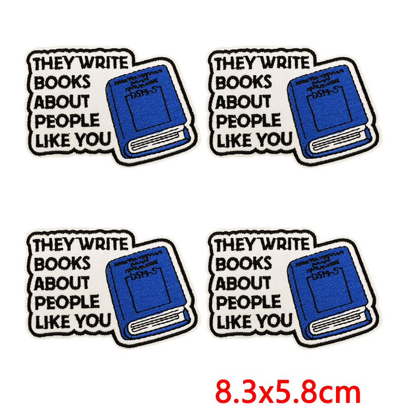 Embroidery Quote - 10 шт. забавных саркастических нашивок с