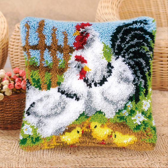 Наборы для вышивания крючком:  – обзор и цена Printed Embroidery Kit