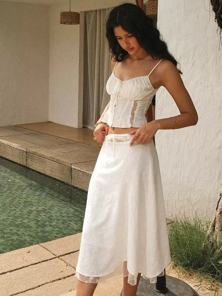 Chicheca, летнее белое платье, – обзор и цена Embroidery White Dress