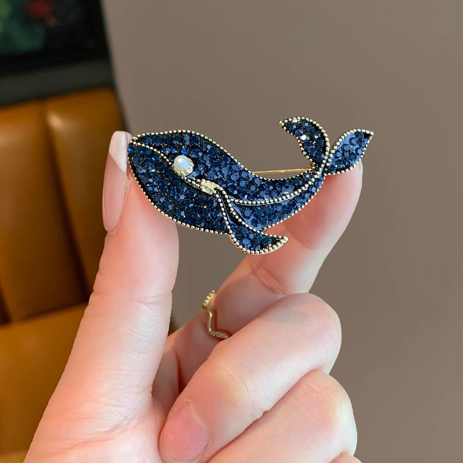 Корейские модные креативные бр – обзор и цена Embroidery Whale