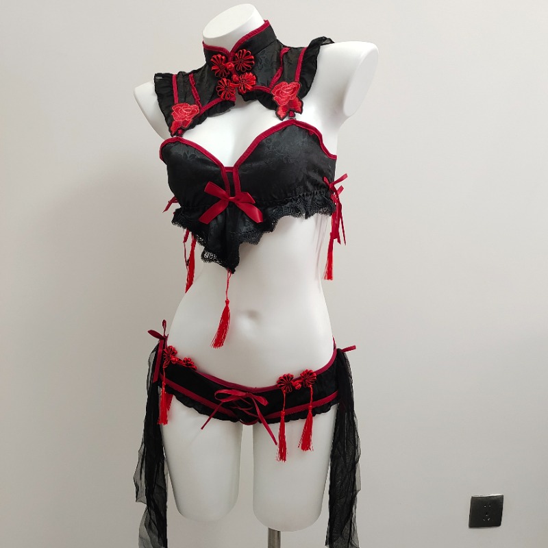 Готический винтажный чонсам, н – обзор и цена Embroidery Underwear