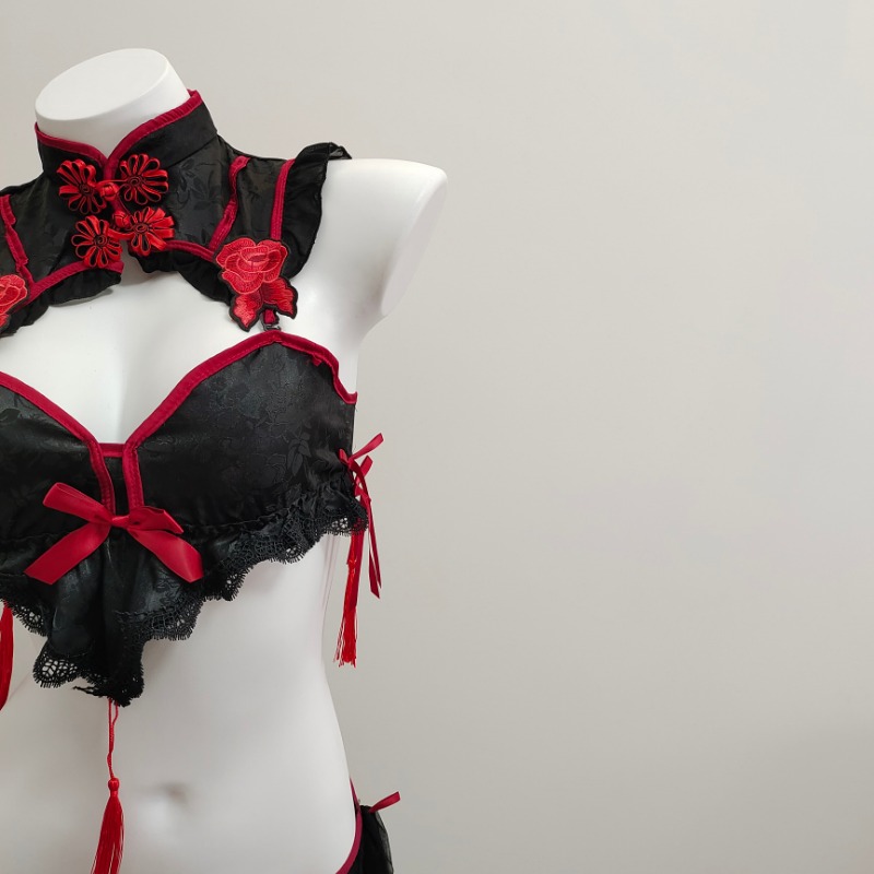 Готический винтажный чонсам, н – обзор и цена Embroidery Underwear