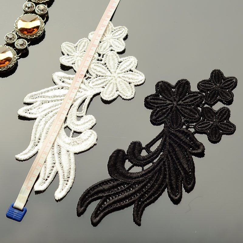 1 пара классических черно-белы – обзор и цена Embroidery White Dress