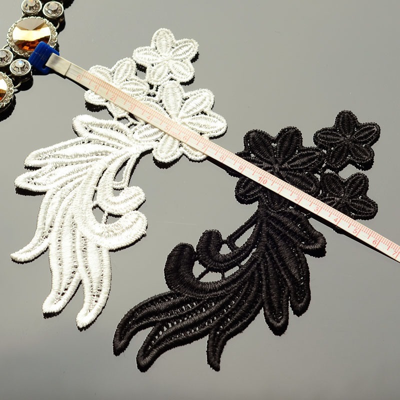 1 пара классических черно-белы – обзор и цена Embroidery White Dress