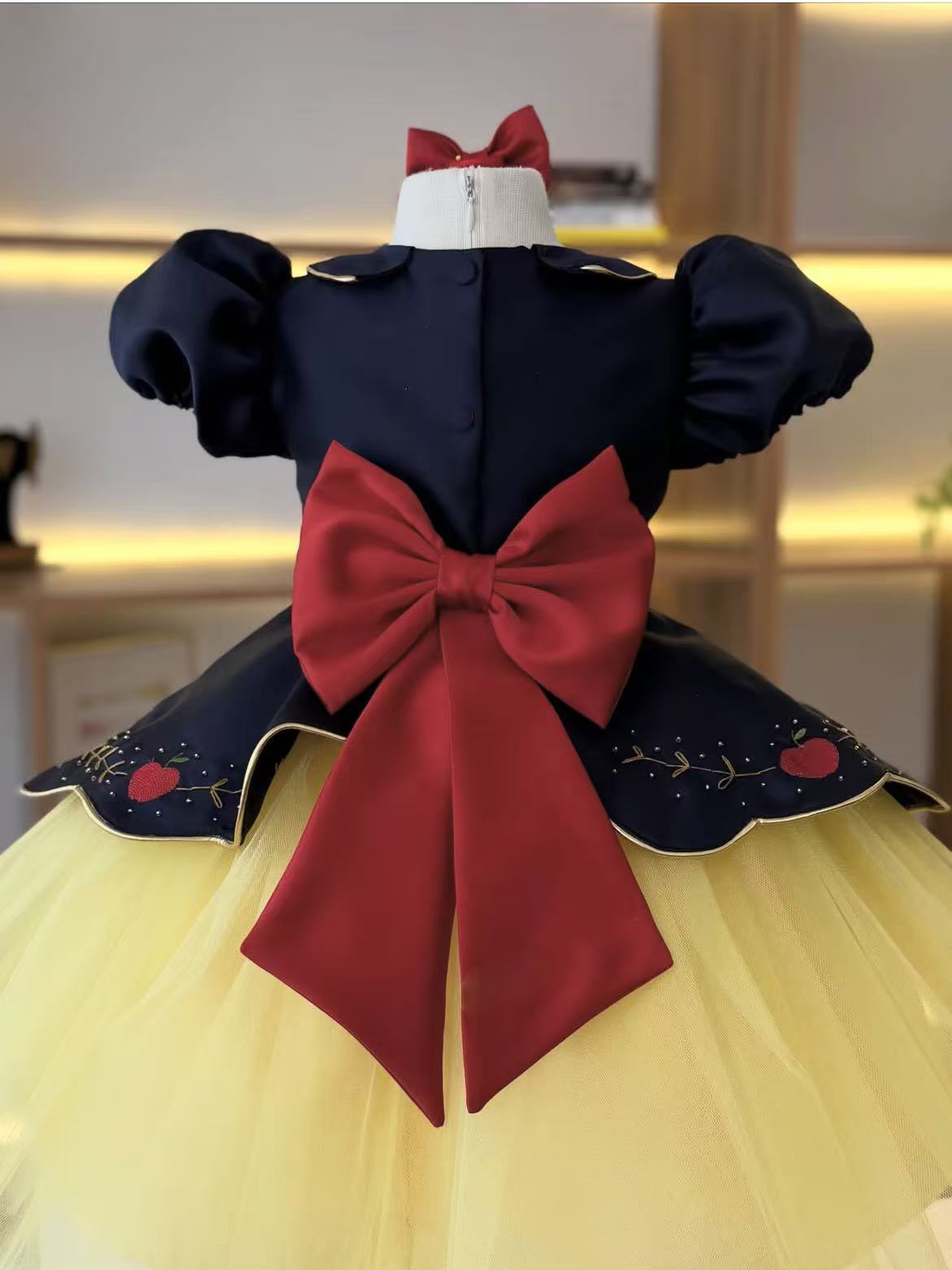 Летнее платье для девочки с ко – обзор и цена Embroidery Yellow