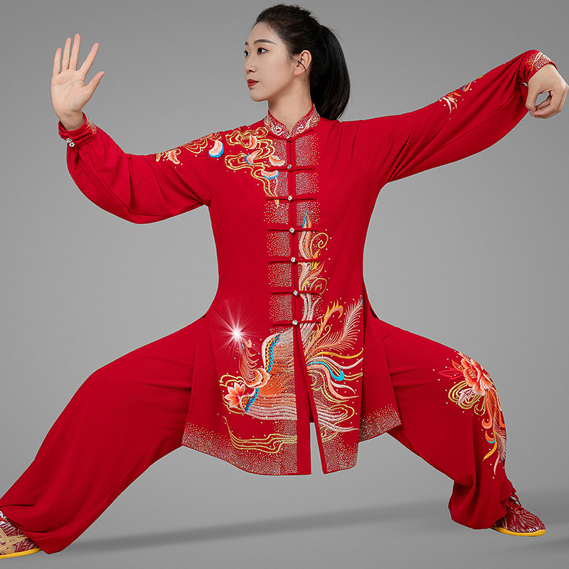 Женский костюм для тай-чи прем – обзор и цена Embroidery Premium