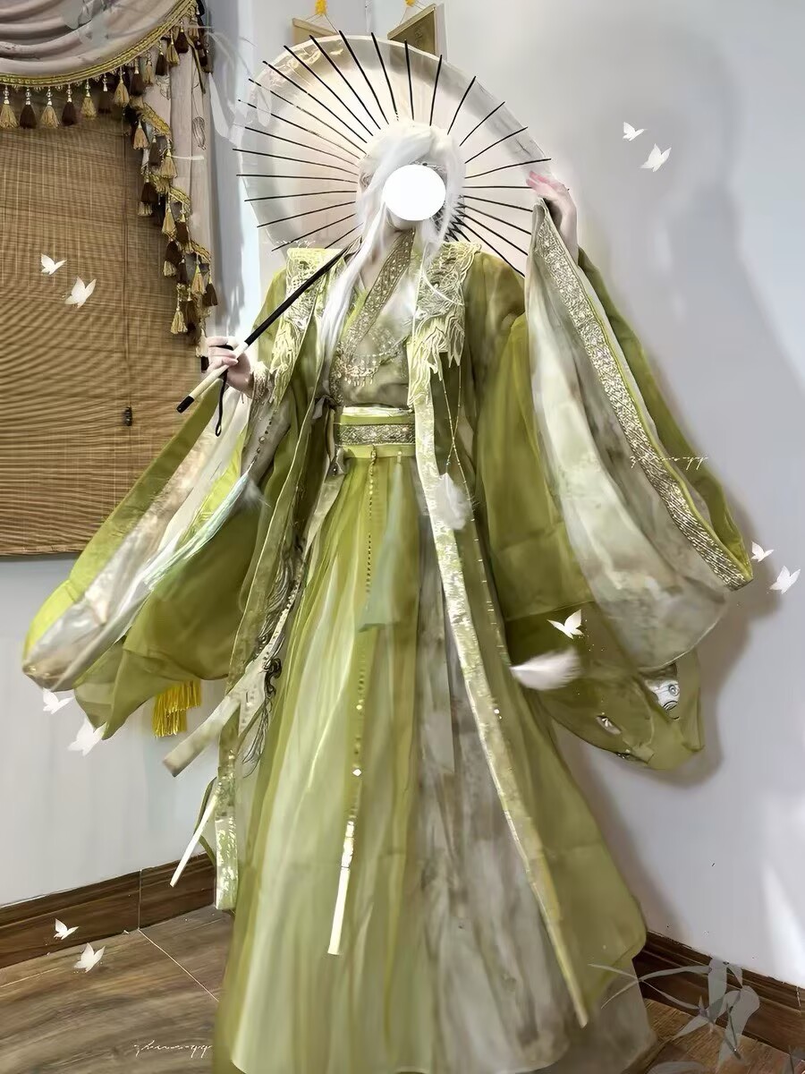 Костюм Ханьфу для мужчин в сти – обзор и цена Embroidery Yellow