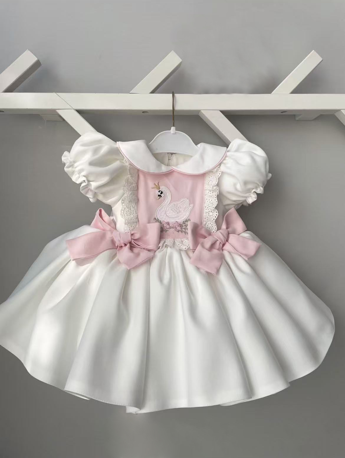 Летнее винтажное платье принце – обзор и цена Embroidery White Dress