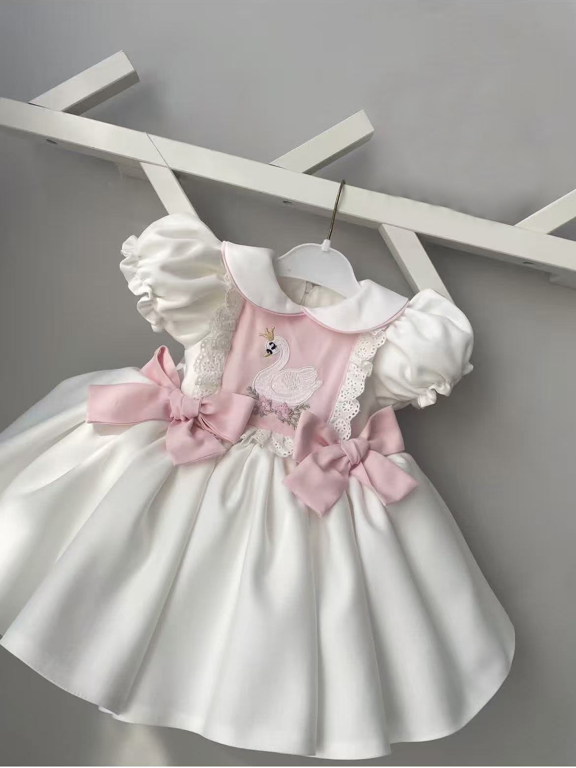Летнее винтажное платье принце – обзор и цена Embroidery White Dress