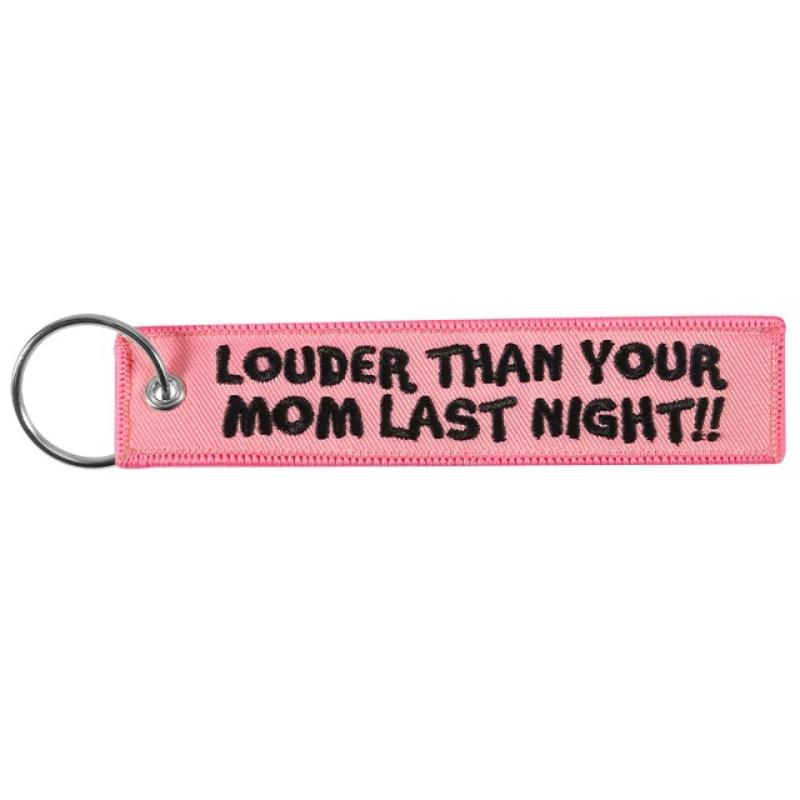 Брелок с надписью «LOUDER THAN – обзор и цена Embroidery Quote