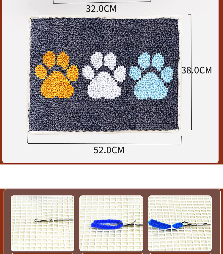 Наборы для вышивания крючком H – обзор и цена Printed Embroidery Kit
